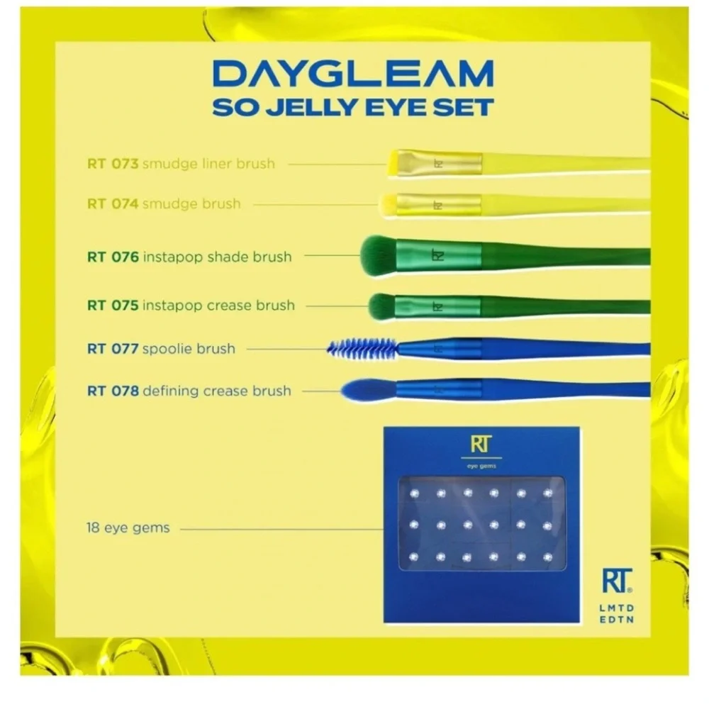 Real Techniques So Jelly Eye Brush 7 tools for statement making eyes